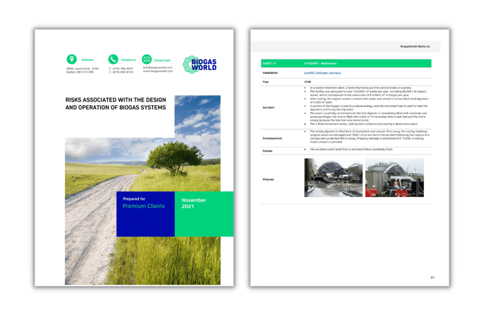 Risks & Safety Measures for Anaerobic Digestion Plants Report Covers Risks & Safety Measures for Anaerobic Digestion Plants Report Covers